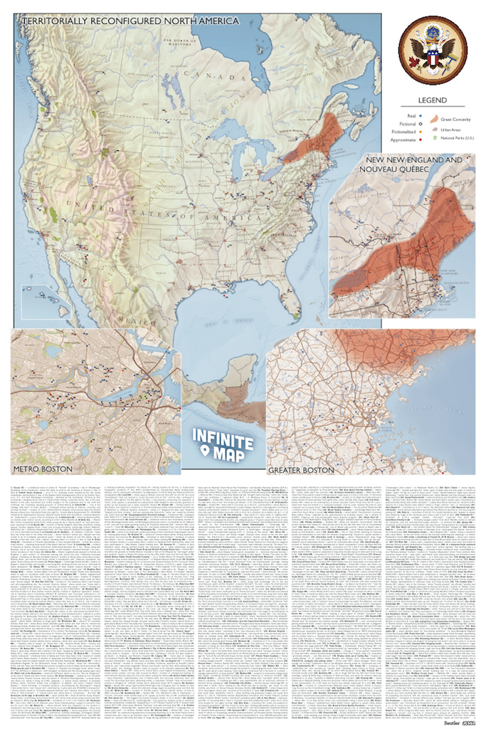 Infinite Map Limited Edition Print — Infinite Jest | Beutler Ink